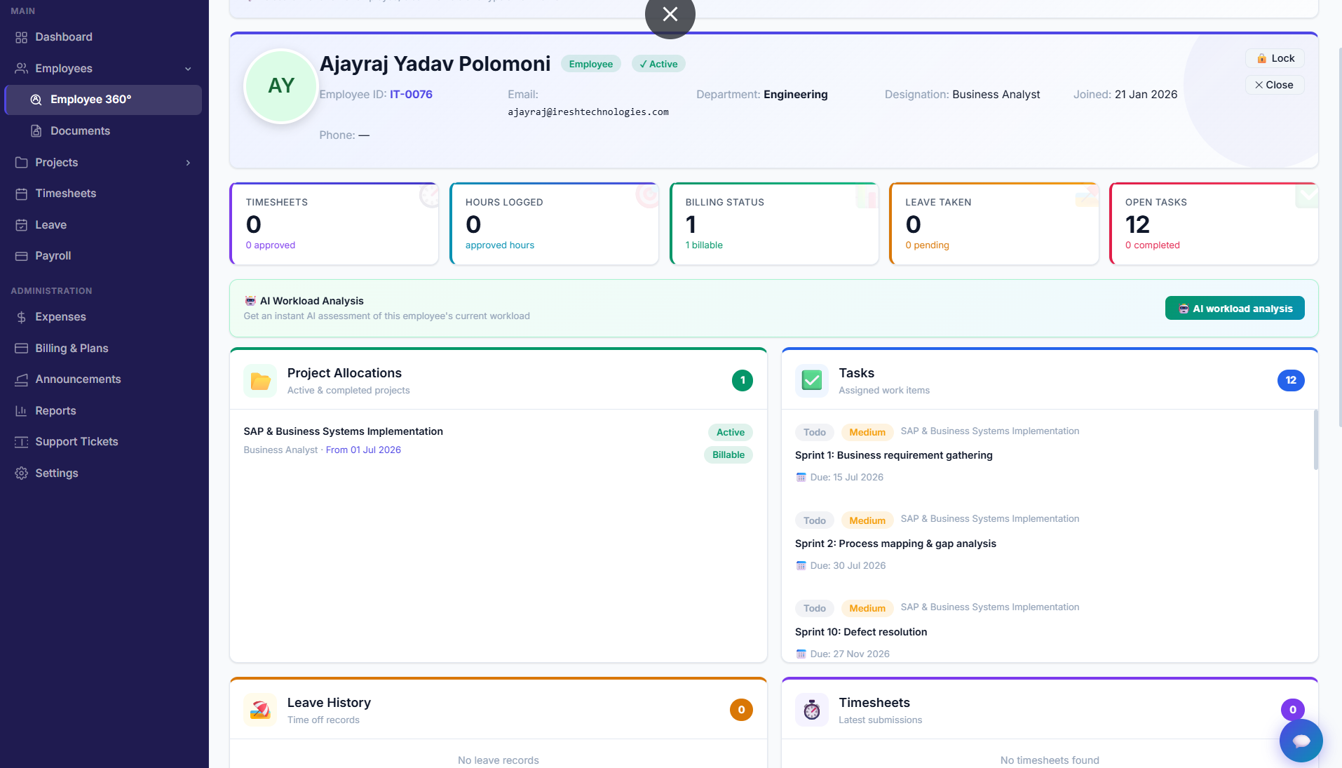Performance & Culture screenshot