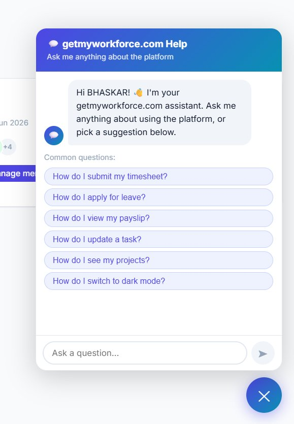 getmyworkforce.com Help Bot
