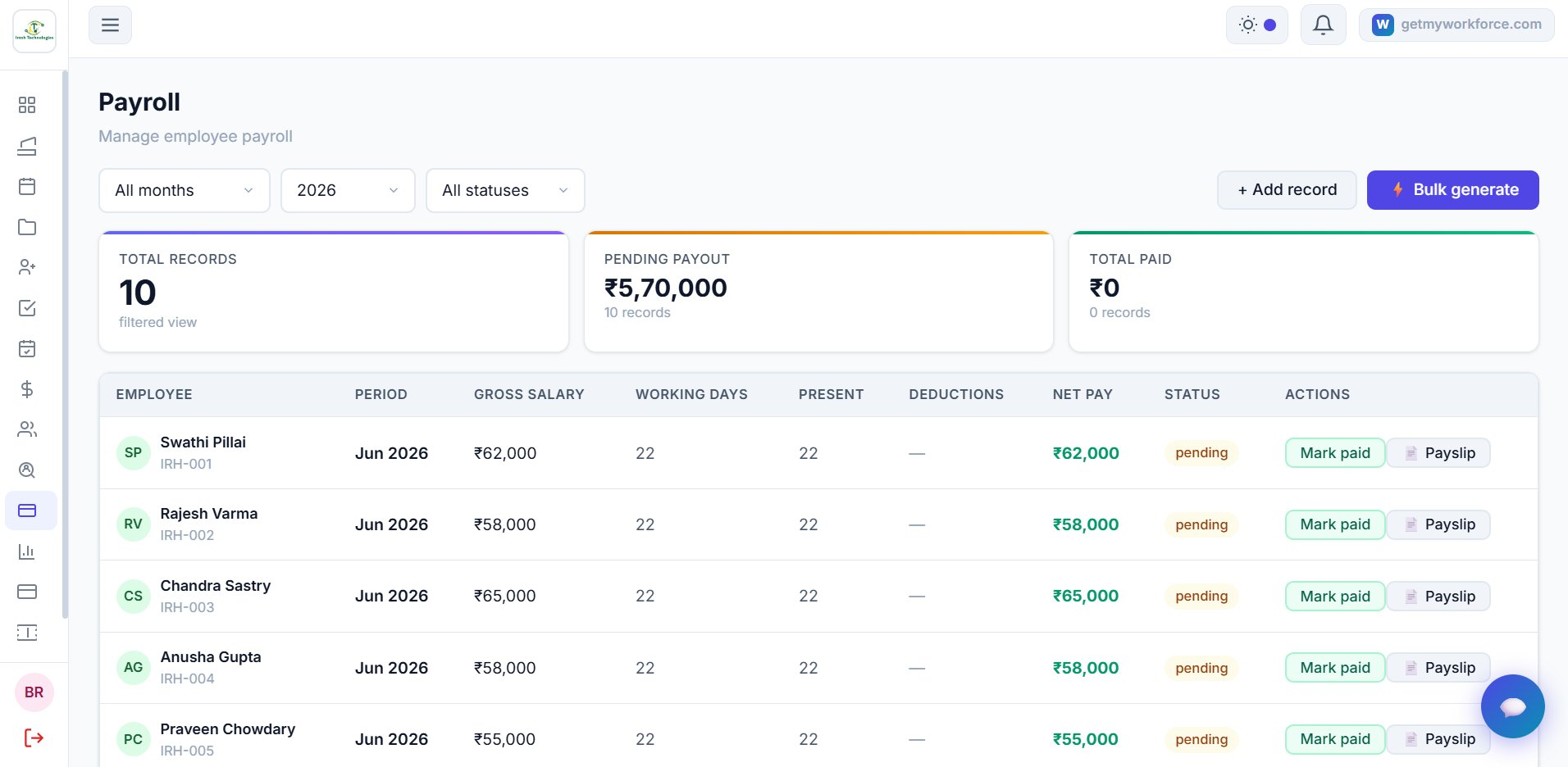 getmyworkforce.com Payroll